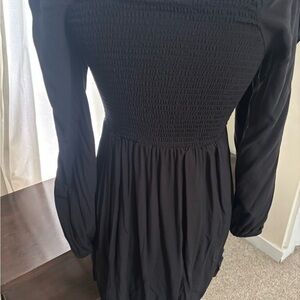 GAP Black Long Sleeve Dress